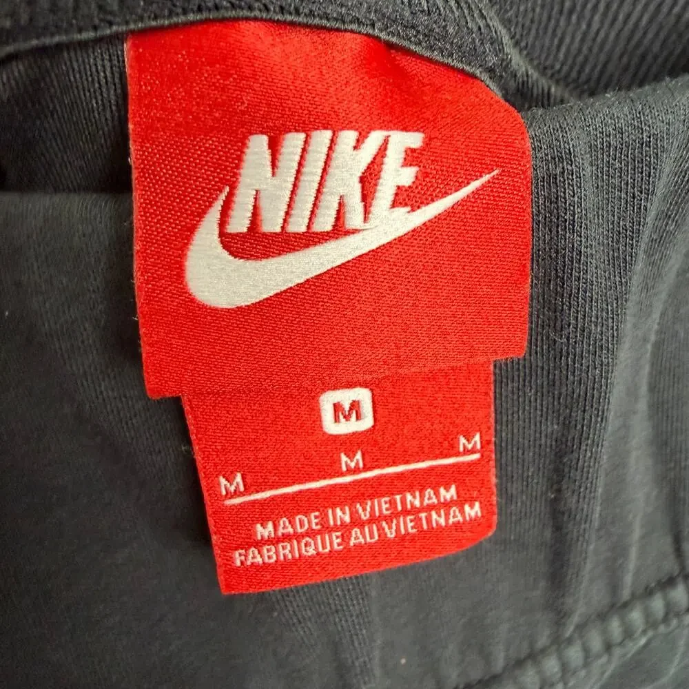NIKE High Rise Pull-On Jogger Pants Elastic Waist Slim Fit Black Womens Size M